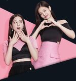 Jennie and Jisoo KBank 2020