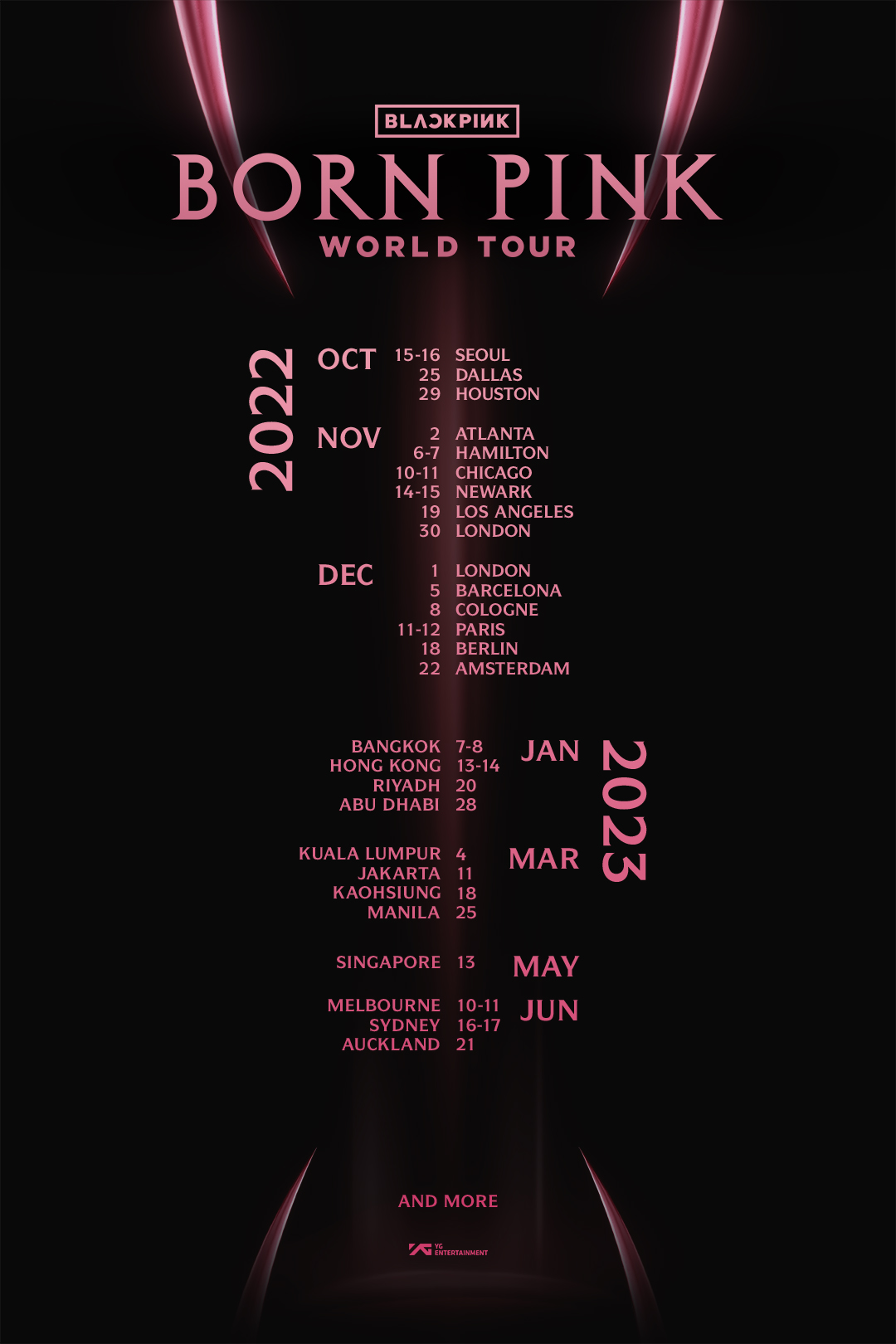 Пинк билеты на концерт. Мировой тур Блэк Пинк born Pink. Born Pink World Tour расписание. Расписание Блэк Пинк 2023. Группа BLACKPINK 2022.