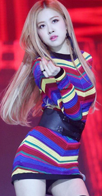 Rosé performing at SMA