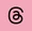 Threads Pink Icon