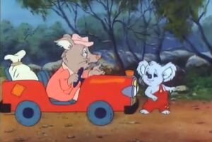 Blinky Bill and the Red Car Mr. Possum's Car