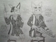 Concept art of Millie and Lionel