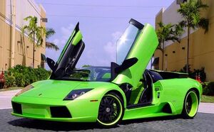 Lamborghini-murcielago-green-tuning