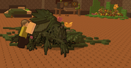Mayor Thanyiel grieving Griefer after he has become Bubonic Plant.