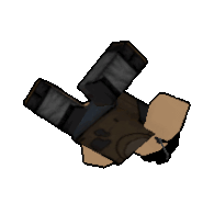 Helmet Bandit's hurt animation.