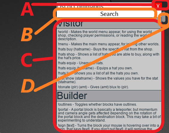 Commands, Blockate Wiki