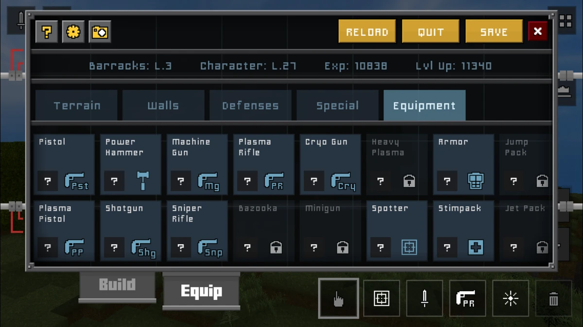 Equipment Block Fortress Wiki Fandom