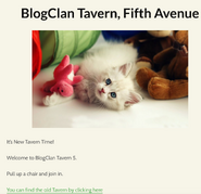 The post for the 5th tavern on the new blog