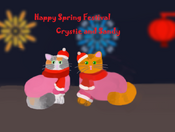 Spring Festival Crystie and Sandy by me :D