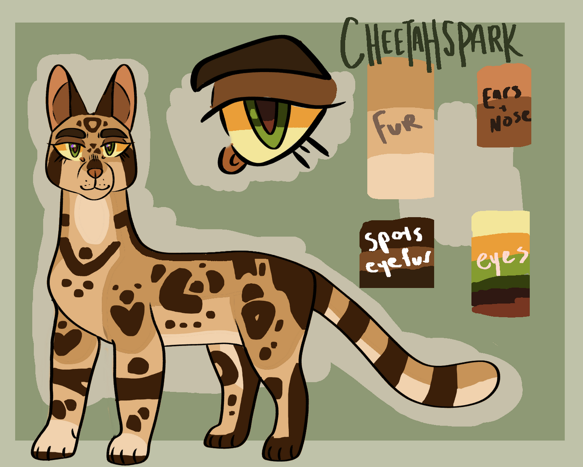 I still love Warrior Cats and always will aHHH Feel free to use these  designs when drawing Warriors! …