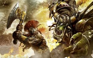 Dwarf versus orc