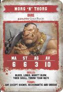Morg 'N' Thorg, 6th Edition Star Player Card, 2016