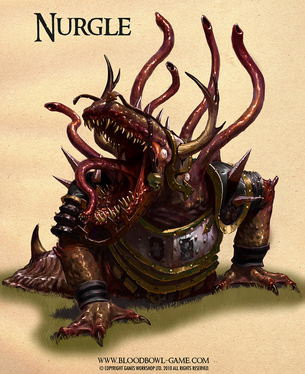 Nurgle beast of artwork