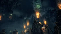 Tower.jpg (403 KB) the Huntsmen gather around the clock tower when the bell rings, as seen in the cinematic trailer.