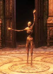 The statue from which player can learn the Gesture "Make Contact"