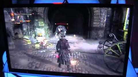 Bloodborne gameplay footage from Gamescom show floor