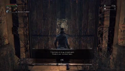 Djura's note on the gate to Old Yharnam.