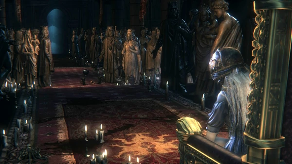 - Посетитель... У меня нет подданных, но вот мой трон. - Преклони колени передо мной... или немедленно уйди. - Посетитель... Охотник, пропахший Луной... - Я - Аннализа, Королева Замка Кейнхёрст. Повелительница нечистокровных и заклятый враг церкви. - Но мой клан мертв. Я - пленница этой мерзкой маски. - Что тебе от меня угодно? Принесение клятвы нечистокровных - Так, так... Ты и верно необычный охотник. - Я утомлена этими бесцельными ночами. Раздели мою участь и отрекись от церкви. - Если таково твое желание...Я прошу тебя принять мою нечистую кровь. Повторное принесение клятвы - Прекрасно. Давай испей моей крови. - Почувствуй, как прочность овладевает тобой и жжет изнутри. - Теперь ты тоже Нечистокровный. - Ты и я - последние из Нечистокровных. - Я буду ждать твоего возвращения. За честь Кейнхёрста.