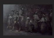 Petrifed people at Yahar'gul