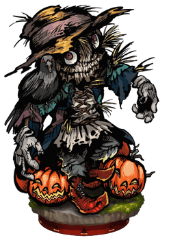 Prowling Scarecrow Figure