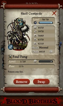 Skull Centipede | Blood Brothers Wiki | Fandom