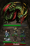 Screenshot of Gillant Raid Boss Battle