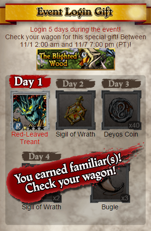 The Blighted Wood Login