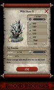 Wild Boar II (base stats)