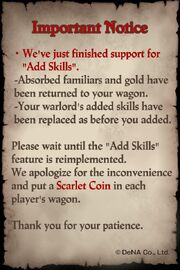 Add Skill Notice
