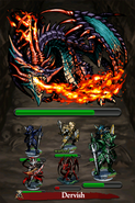 Screenshot of Raid Boss Gillant II battle.