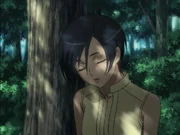 Saya resting while Kai Miyagusuku goes fishing with Glay
