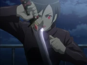 Saya loading blood in her katana