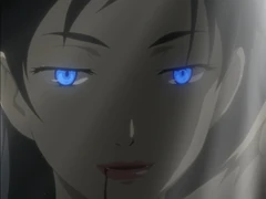 Diva with glowing eyes