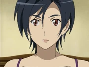 Saya, after hearing Mao's decision to stay with them till the fight with Diva is over.