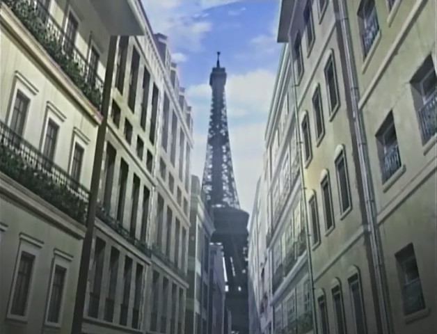 Wallpaper ID 790641  paris built structure painting building exterior  sky nature city pink color low angle view tourism tower purple anime  eiffel travel outdoors free download