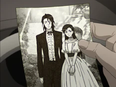 Old photo of Saya and Hagi.