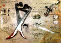 Rayne’s signature weapons.