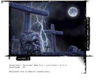 Nocturne loading screen showing a rising zombie