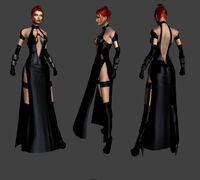 Rayne in a dress in BloodRayne 2