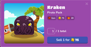 Kraken in the Blook Menu