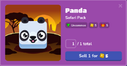 Panda Blook Menu