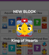 King of Hearts obtained in Old Blooket