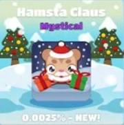 Hamsta Claus with background