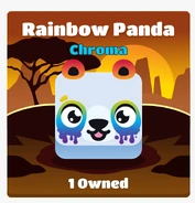 Rainbow panda in blooks page.