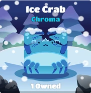 Ice Crab with background