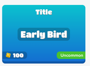 Early Bird