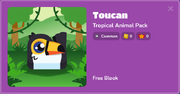 Toucan Blook Menu
