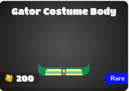 Gator Costume Body