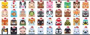 Blooks Wearing Santa Hats