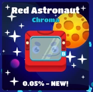 Red Astronaut obtained (Current Blooket)